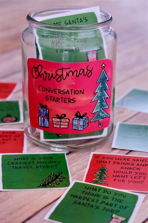 It's not easy to bring up the liveliest of topics every single minute of the. Christmas Conversation Starters - Family Dinner ...