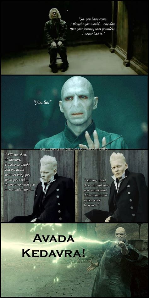 When Voldemort Meets Grindelwald In Nurmengard And Questions Him About