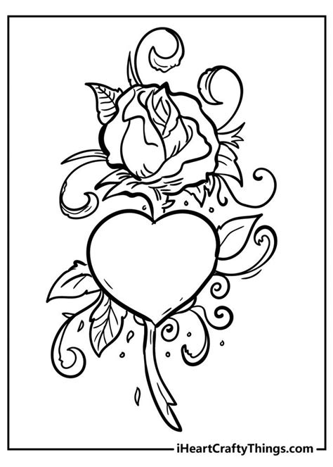 Rose Coloring Pages Original And 100 Free 2021