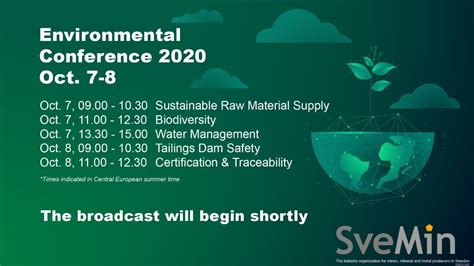 Environmental education has always about envisioning a better world—and that's true now more than ever. Environmental Conference 2020 Oct 7-8 (Day 1) - YouTube