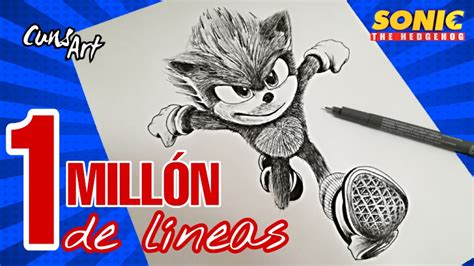 Como Dibujar A Sonic La Pelicula How Yo Draw Sonic The Movie Dibujo
