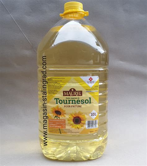 Huile de tournesol Maurel 10 L