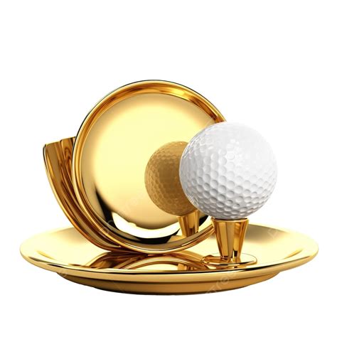 Récompense De Golf En Or Png Le Golf Décerner Trophée Image Png
