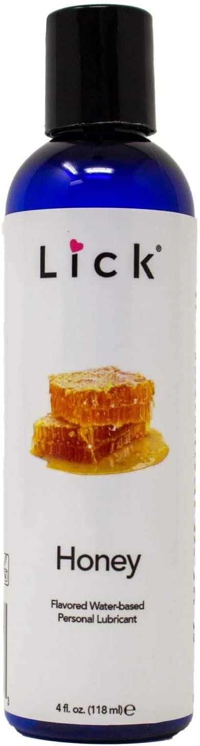 Buy Lick Honey Flavored Lube Water Based For Sex 4 Oz Edible Lube