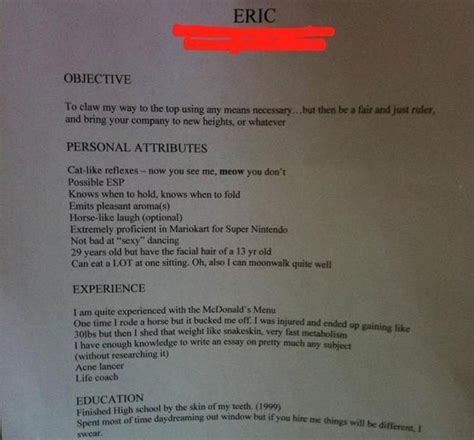 Get some inspiration from these cover letter examples, then get down to writing! 21 Most Hilarious Resume Fails of All Time. Hire These ...