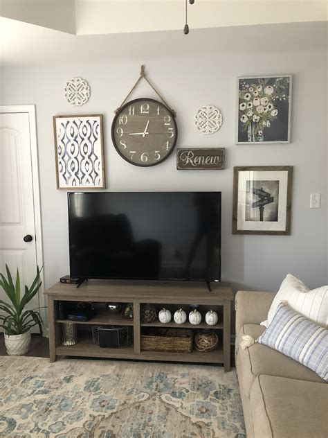 #decor #over #wall #the #tvOver the TV wall decor | Gallery wall living room, Room wall decor ...