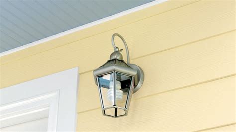 How To Install Outdoor Light Fixture On Siding