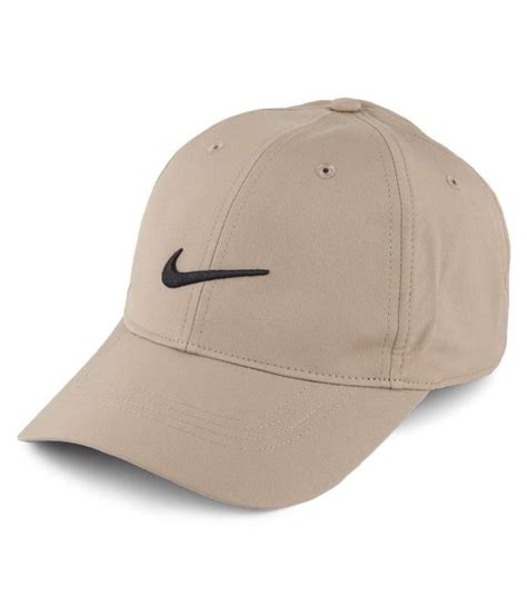 Nike Beige Polyester Caps Buy Nike Beige Polyester Caps Online At