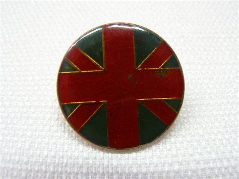 Vintage Early S British Union Jack Flag Enamel Pin Etsy Pin