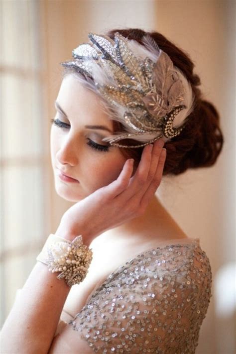 31 Elegant Art Deco Bridal Headpieces Weddingomania