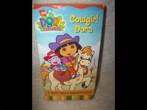 Dora The Explorer Cowgirl Dora Vhs