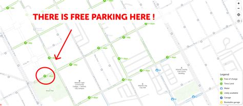 2023 Map Of Free Parking In Atlantic City Spotangels