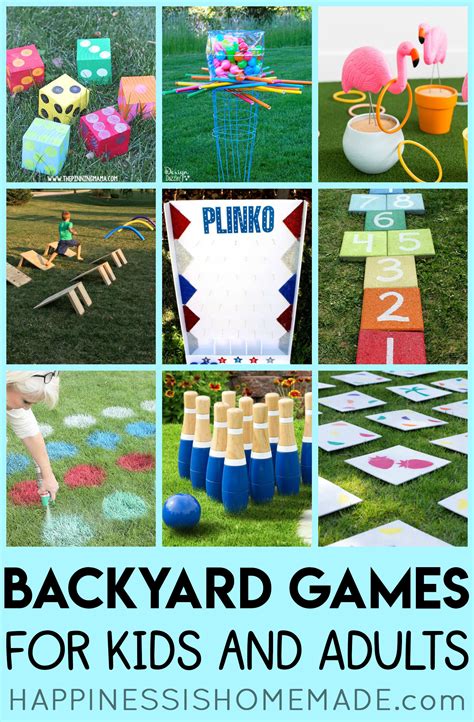 20 Fun Backyard Games For Kids And Adults Happiness Is Homemade
