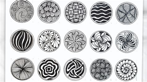 15 Zentangle Patterns You Should Try For Beginners Zentangle