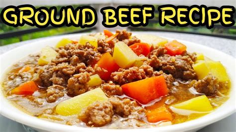 Delicious Ground Beef And Potato Recipe With Carrots Laaguada