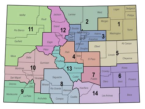 Printable County Map Of Colorado Printable Word Searches