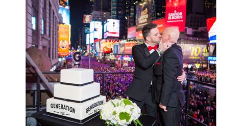 Same Sex Wedding In Times Square On New Year S Eve Popsugar Love And Sex Photo 28