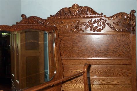 Having our own production allows us to satisfy. Three Piece Solid Oak Bedroom Set !! For Sale | Antiques ...