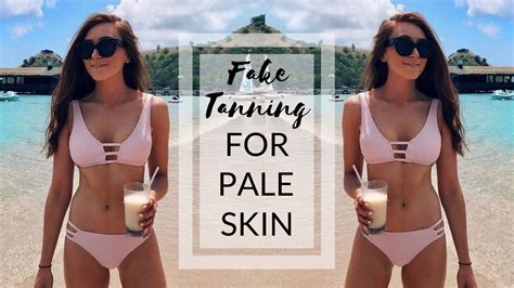 FAKE TANNING TIPS FOR PALE SKIN MY TANNING ROUTINE YouTube
