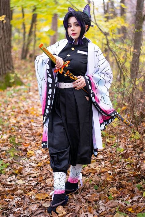 Buy Womens Demon Slayer Shinobu Kocho Cosplay Costume Kimetsu No Yaiba