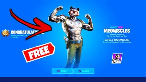 how to get meowscles overtime style in fortnite free meowscles overtime style youtube