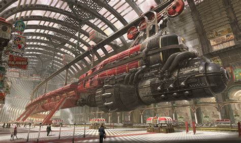 Steampunk Train Wallpaper