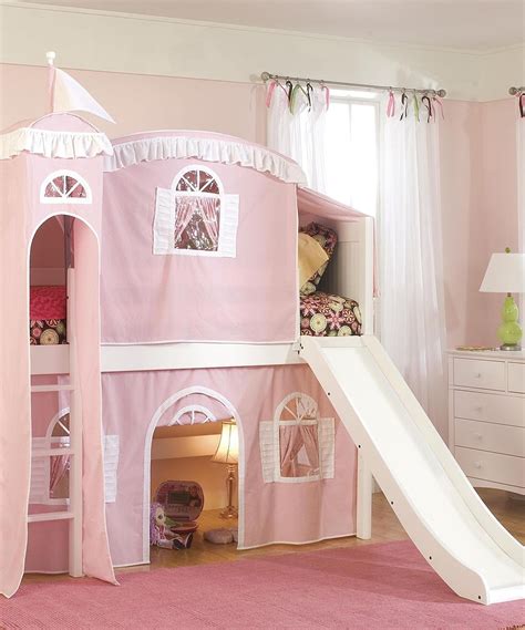 Princess Castle Bed With Slide Foter