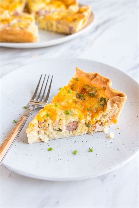 Ham And Cheese Quiche Dessert For Two Foody Hustle