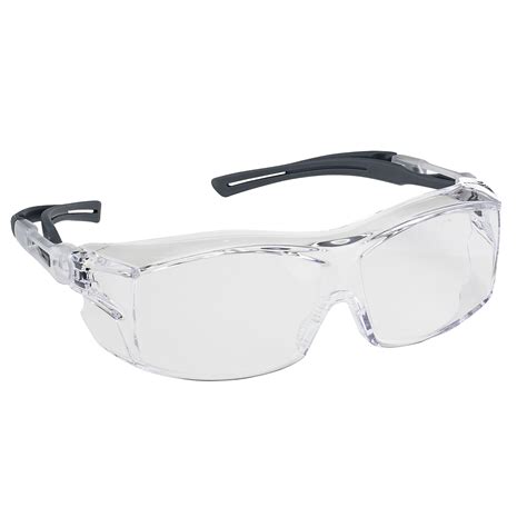 Dynamic Safety Otg Extra Series Safety Glasses Clear Lens Anti Foganti Scratch Coating Ansi