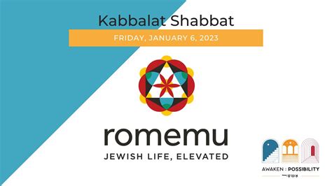 Kabbalat Shabbat Services January 6th 2022 Youtube