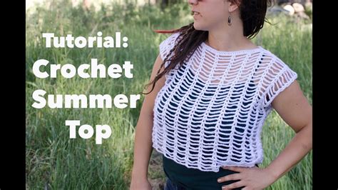Tutorial Crochet Summer Top Youtube