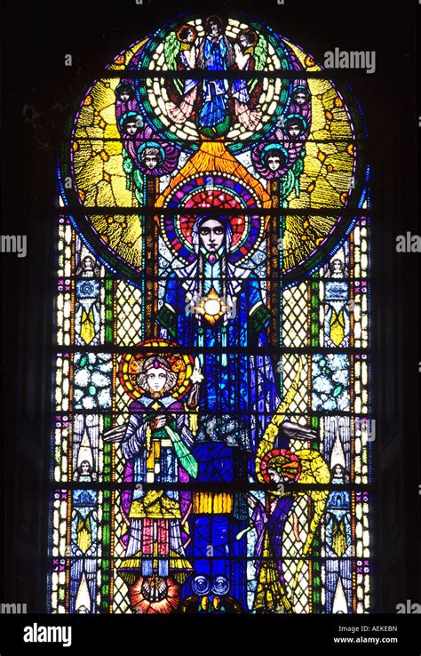 Stained Glass By Harry Clarke St Mel S Cathedral Longford Christ In