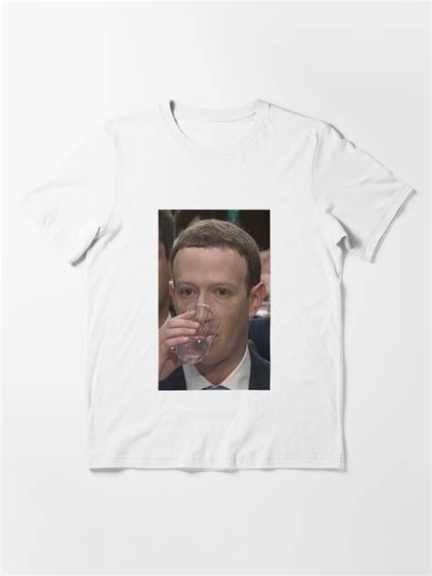 Mark Zuckerberg Zucc Water Drink T Shirt For Sale By Boiiii
