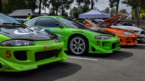 paul walker s brothers host charity car show in la featuring fast and furious movie cars