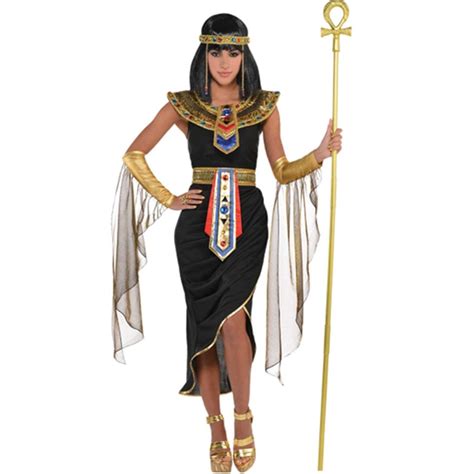 5pcs Black Sexy Exotic Egyptian Queen Cleopatra Costume Egypt Princess Clothing For Adult