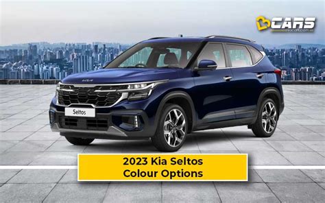 2023 Kia Seltos Facelift Variant Wise Colour Options
