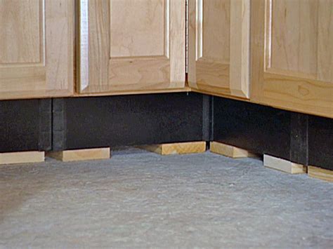 Wall studs are the vertical wood pieces, usually 2x4 inches, that when installing base cabinets, fitting the first cabinet or the corner cabinet is often the most crucial since it can more or less determine how the rest will fit in. How to Replace Kitchen Cabinets | how-tos | DIY