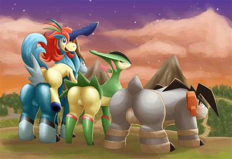 Rule 34 Anus Ass Blush Cobalion Female Female Only Group Keldeo Legendary Pokemon Looking At