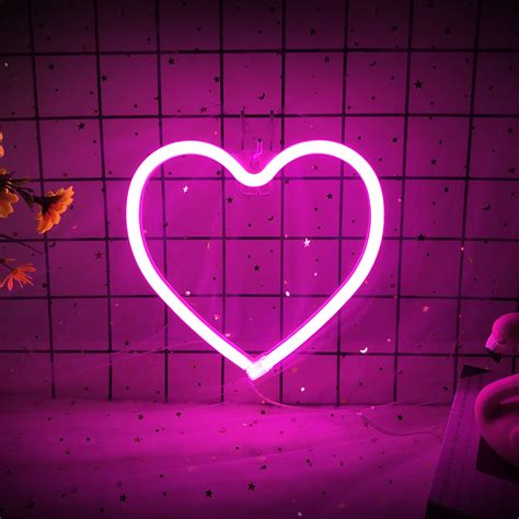 Buy Xiyunte Heart Neon Light Sign Neon Heart Light Battery Or Usb