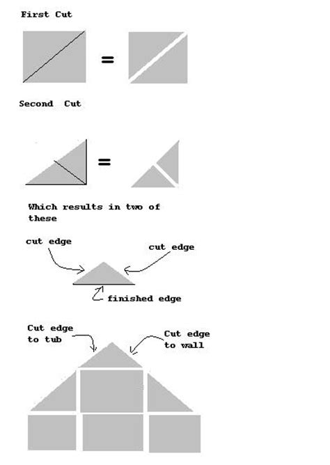 Tarkett luxury floors can be installed several ways to create specific designs. Floor corner tile on diagonal layout