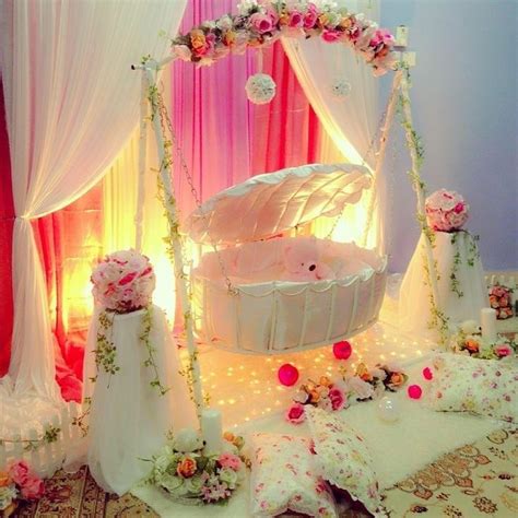 Make your baby's special day extra special by choosing a naming ceremony decoration that's not only cute but also beautiful. Cradle ceremony | Naming ceremony decoration, Indian baby shower decorations, Cradle ceremony