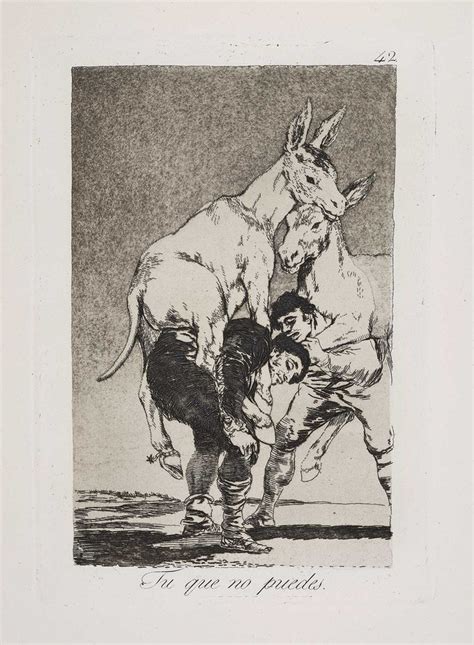 Tu Que No Puedes Francisco De Goya Y Lucientes Museo Goya
