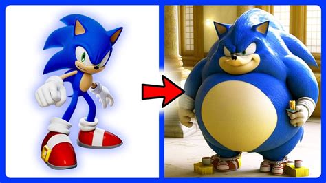 🍕 Sonic The Hedgehog All Characters As Fat Youtube