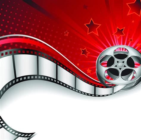 3d Realistic Film Roll On A Gray Background Vector Free Download 3