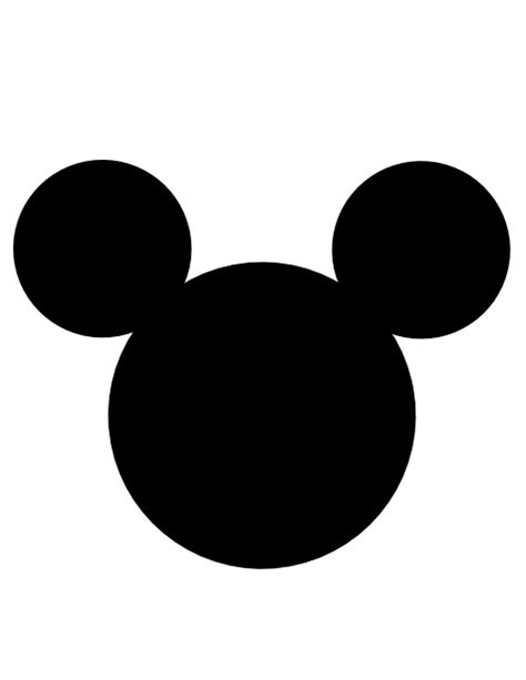 Outline Of Mickey Mouse Head Free Download On Clipartmag
