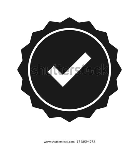 Approved Certified Medal Icon Vector Illustration Stock Vector Royalty