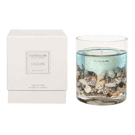 Stoneglow Nature S Gift Ocean Scented Gel Candle Gel Candles Ocean