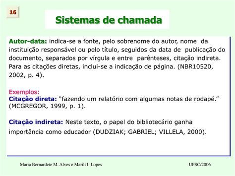 Citação Direta Com Dois Autores