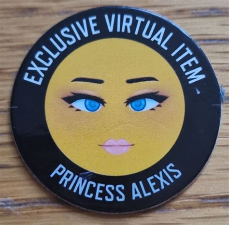 Roblox Princess Alexis Exclusive Virtual Rare Code Immediate Delivery