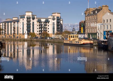 Old Leith Docks Edinburgh Scotland High Resolution Stock Photography